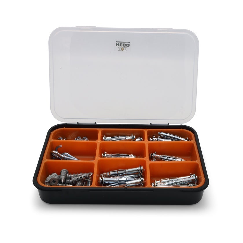 Sortimentsväska gipsmontage, Förzinkad