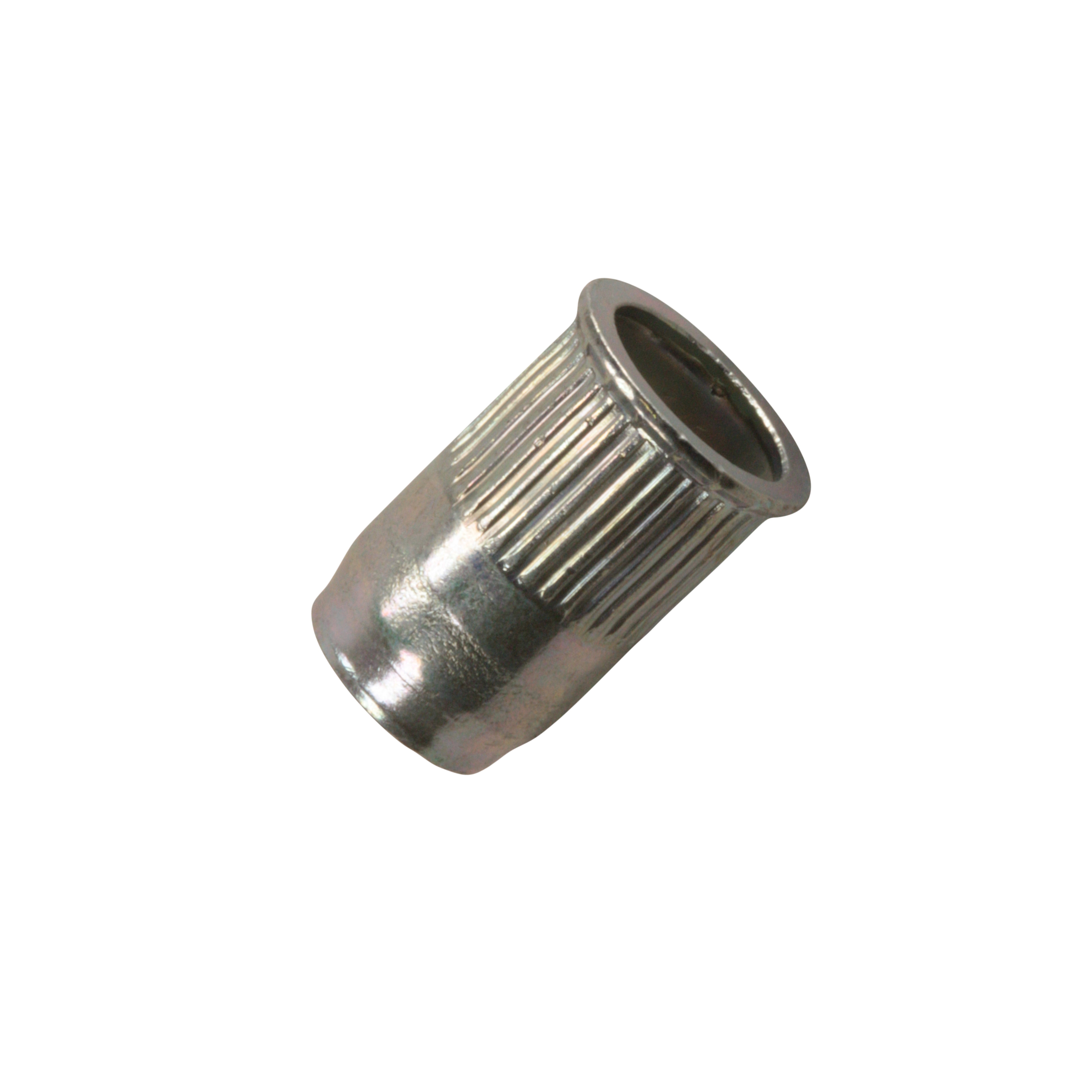 Blindnitmutter försänkt räfflad, Stål