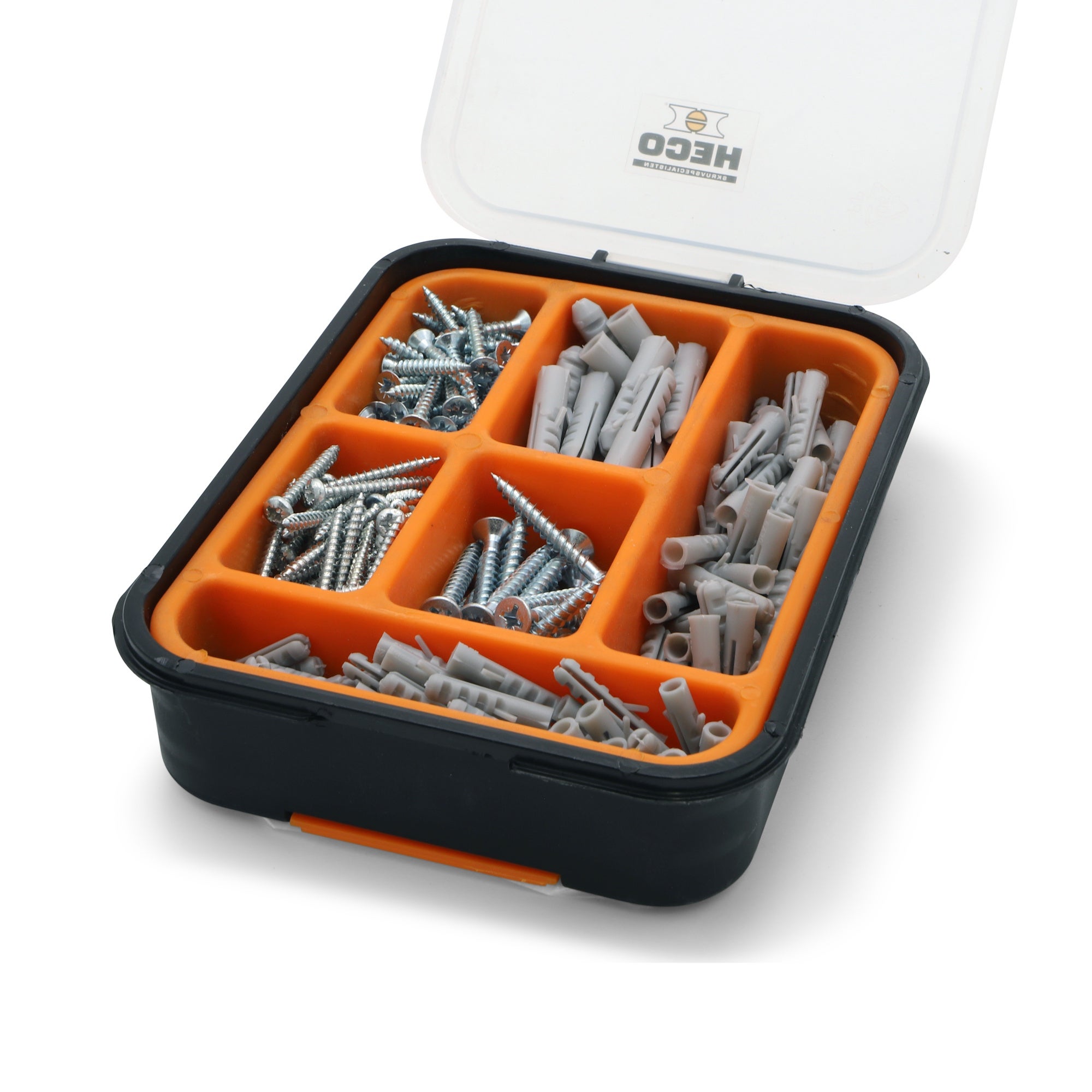 Sortimentsväska träskruv & plugg, Förzinkad